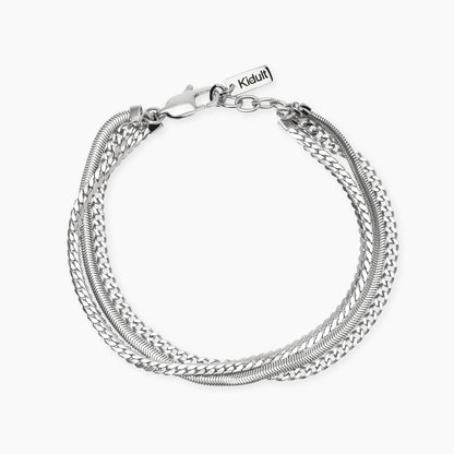 Bracciale Kidult Style uomo Multifilo snake e groumette