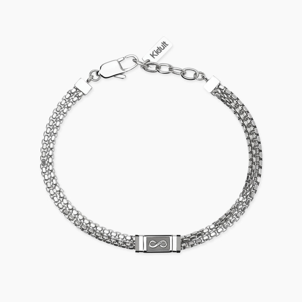 Bracciale Kidult Style uomo Catene venete ed infinito
