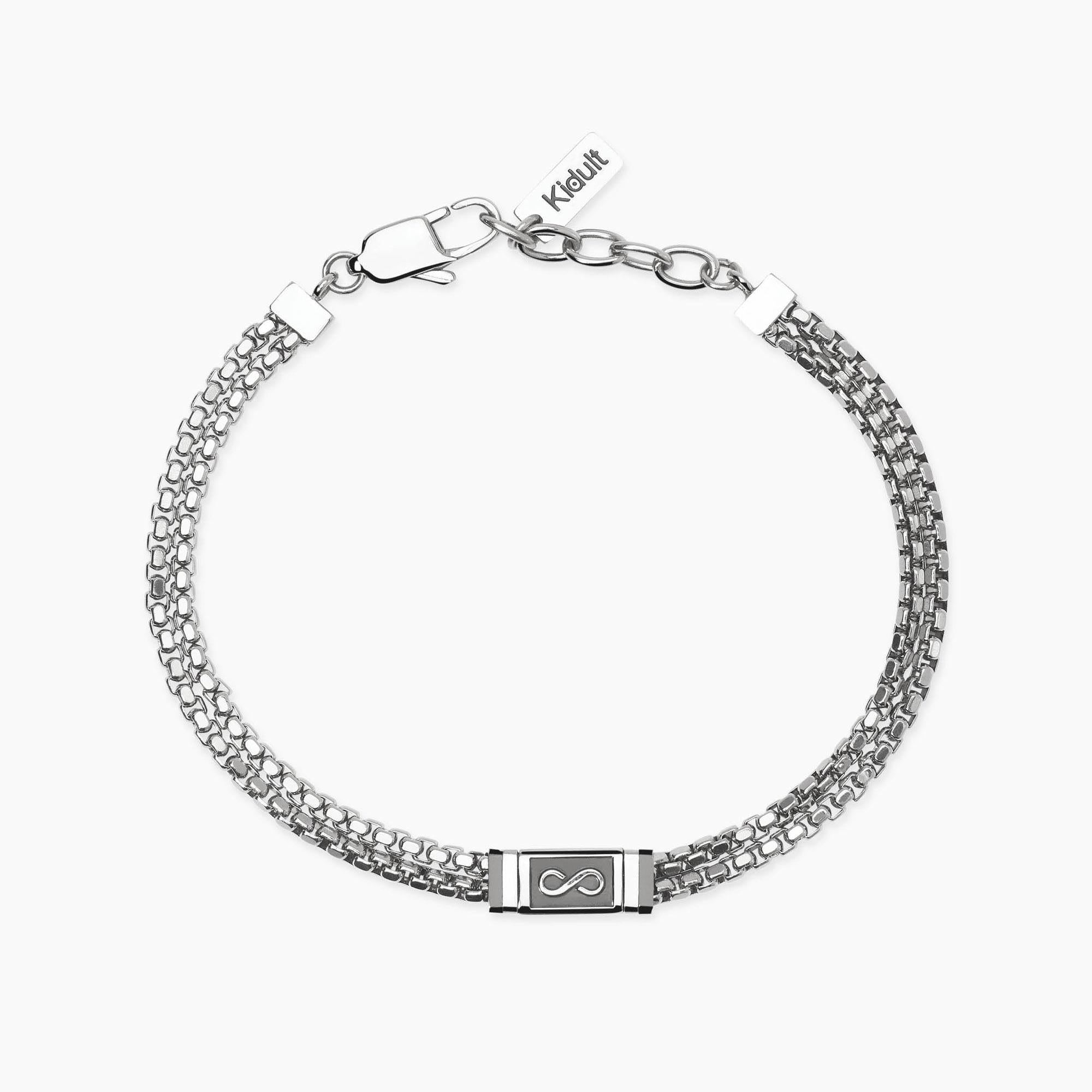 Bracciale Kidult Style uomo Catene venete ed infinito