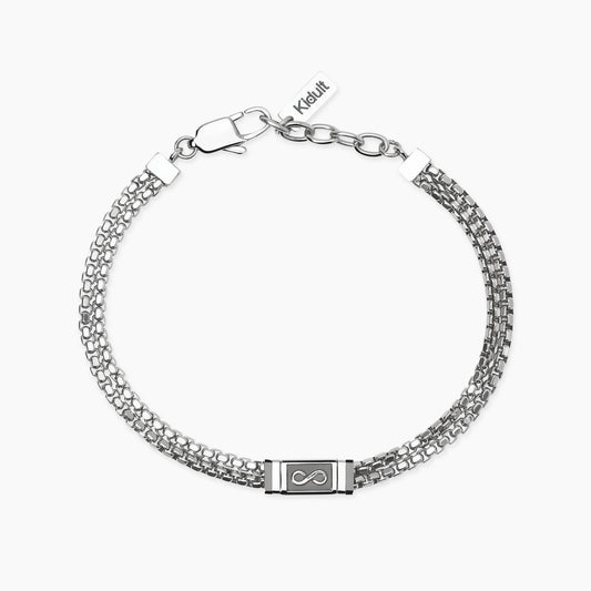 Bracciale Kidult Style uomo Catene venete ed infinito