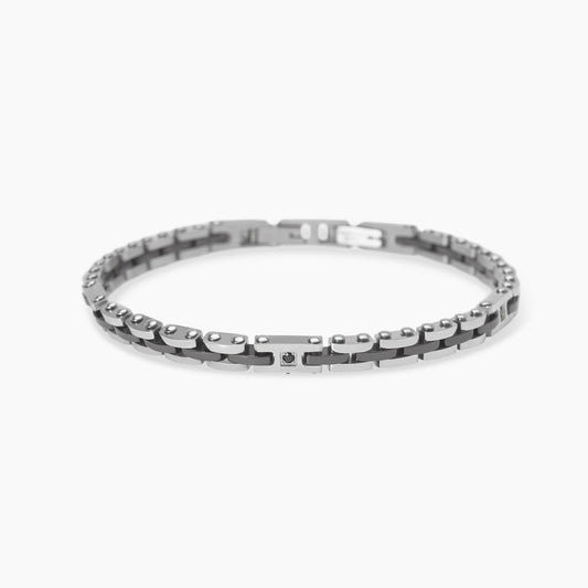 Bracciale Kidult Style uomo Ceramica e cristalli
