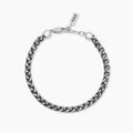 Bracciale Kidult Style uomo Catena spiga gunmetal
