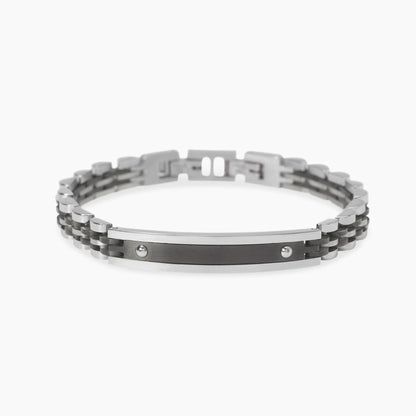 Bracciale Kidult Style uomo Piastra centrale con viti