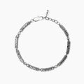 Bracciale Kidult Style uomo Elementi sfaccettati ed ematite