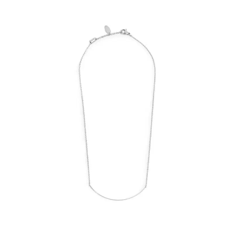 Collana Marlù catena cutting cross con centrale filo rigido