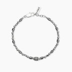 Bracciale Kidult Style uomo Acciaio ed ematite