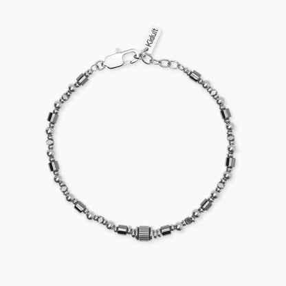 Bracciale Kidult Style uomo Acciaio ed ematite