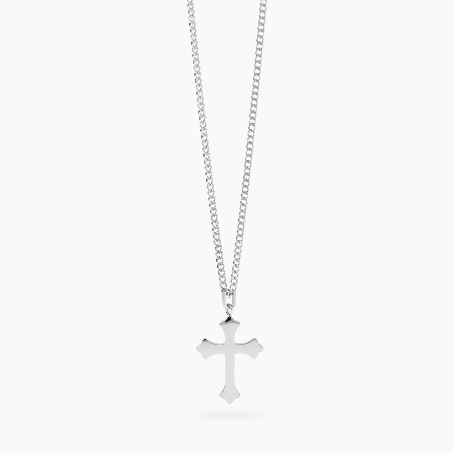 Collana Kidult Style uomo Catena groumette e croce