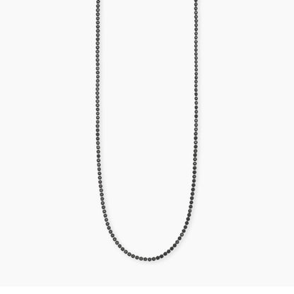 Collana Kidult Style uomo Tennis con cristalli neri