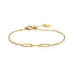 Bracciale Marlù donna catena lip cable e centrale a catena cable con texture