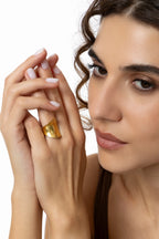 Anello Vestopazzo donna FASCIA PLACCA IRREGOLARE