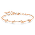 Bracciale donna rigido Rosato Storie Nodi rosè