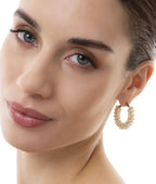 Orecchini Vestopazzo donna a cerchio con microperle