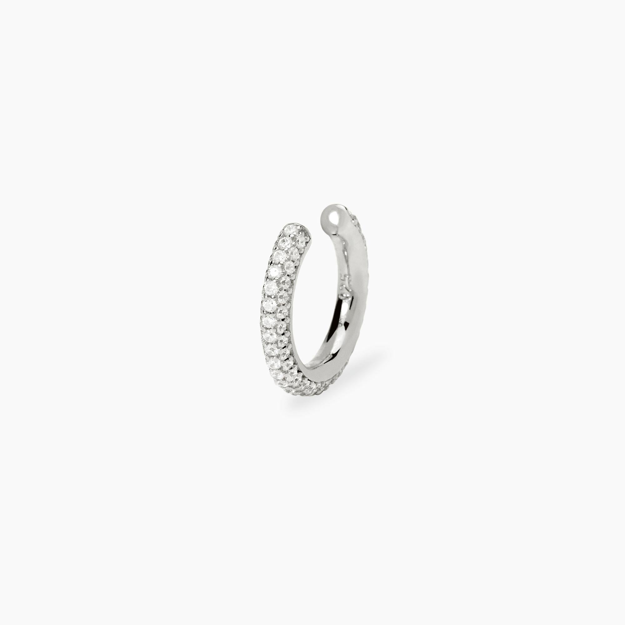 Monorecchino Mabina donna Ear cuff Pavè