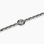Bracciale Kidult uomo con maglia in acciaio e rosa dei venti centrale