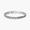 Bracciale Kidult uomo in acciaio con maglia panther