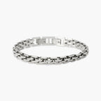 Bracciale Kidult uomo in acciaio con maglia panther