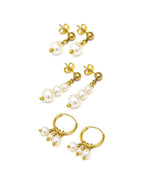 Set di orecchini Vestopazzo donna con perle mix and match