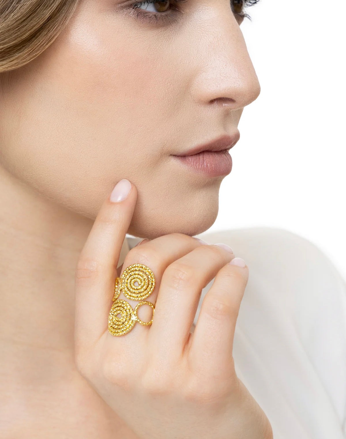 Anello Vestopazzo donna con spirali luminose