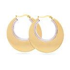 Orecchini Anartxy donna medaglione bicolor ESSENTIAL