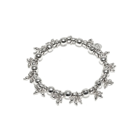 Bracciale elastico Vestopazzo donna Sfere e ciondolini