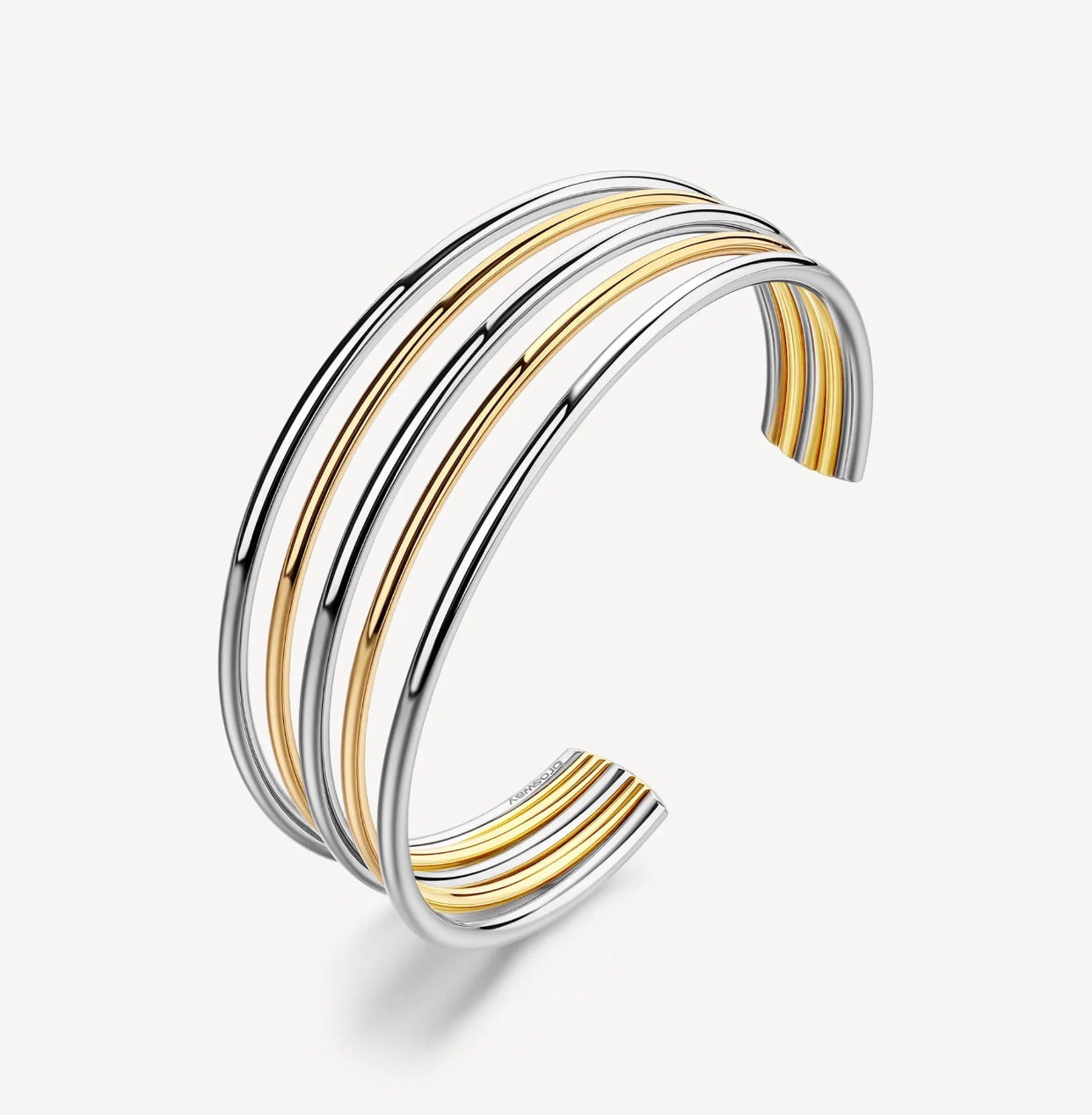 Bracciale donna Brosway AURA rigido bicolor