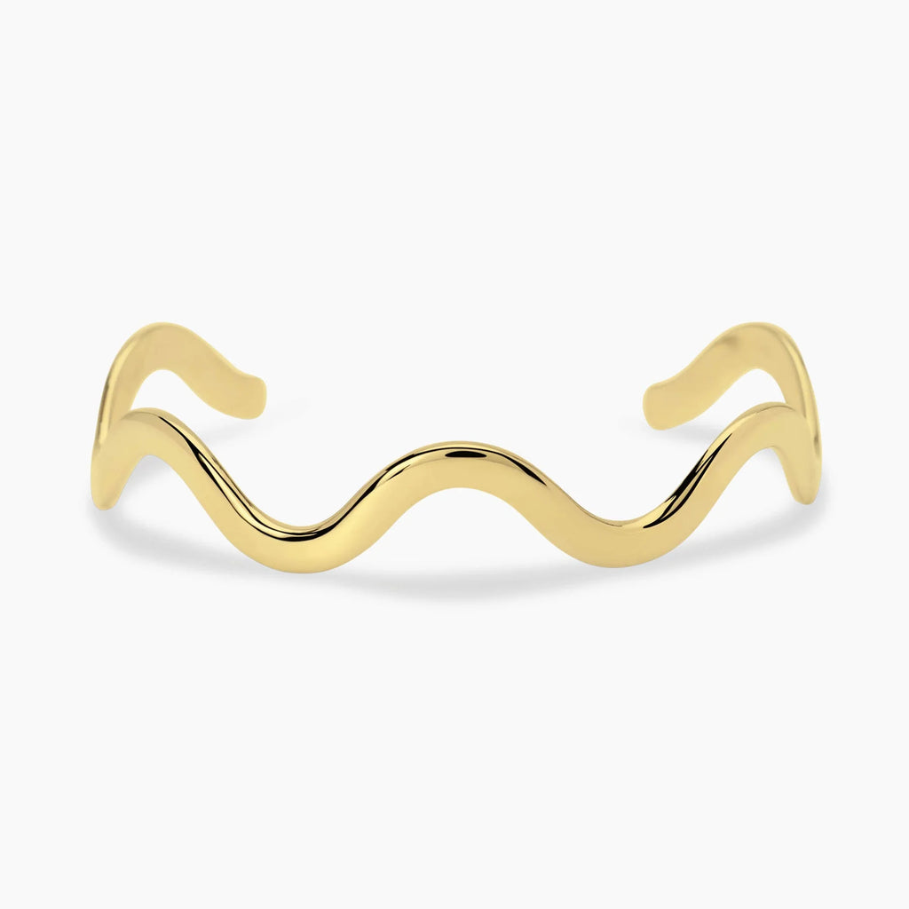 Bracciale rigido Kidult donna Style Ondulato gold