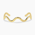 Bracciale rigido Kidult donna Style Ondulato gold