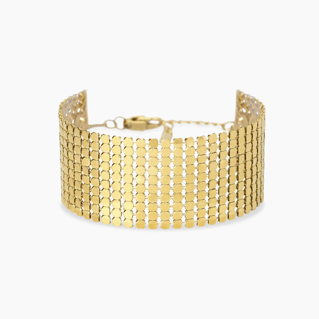 Bracciale Kidult donna Style Catena disco gold