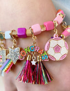 Bracciale CharmIT! Cubetti multicolore