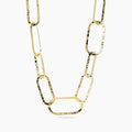 Collana Kidult donna Style Maglie dorate martellate