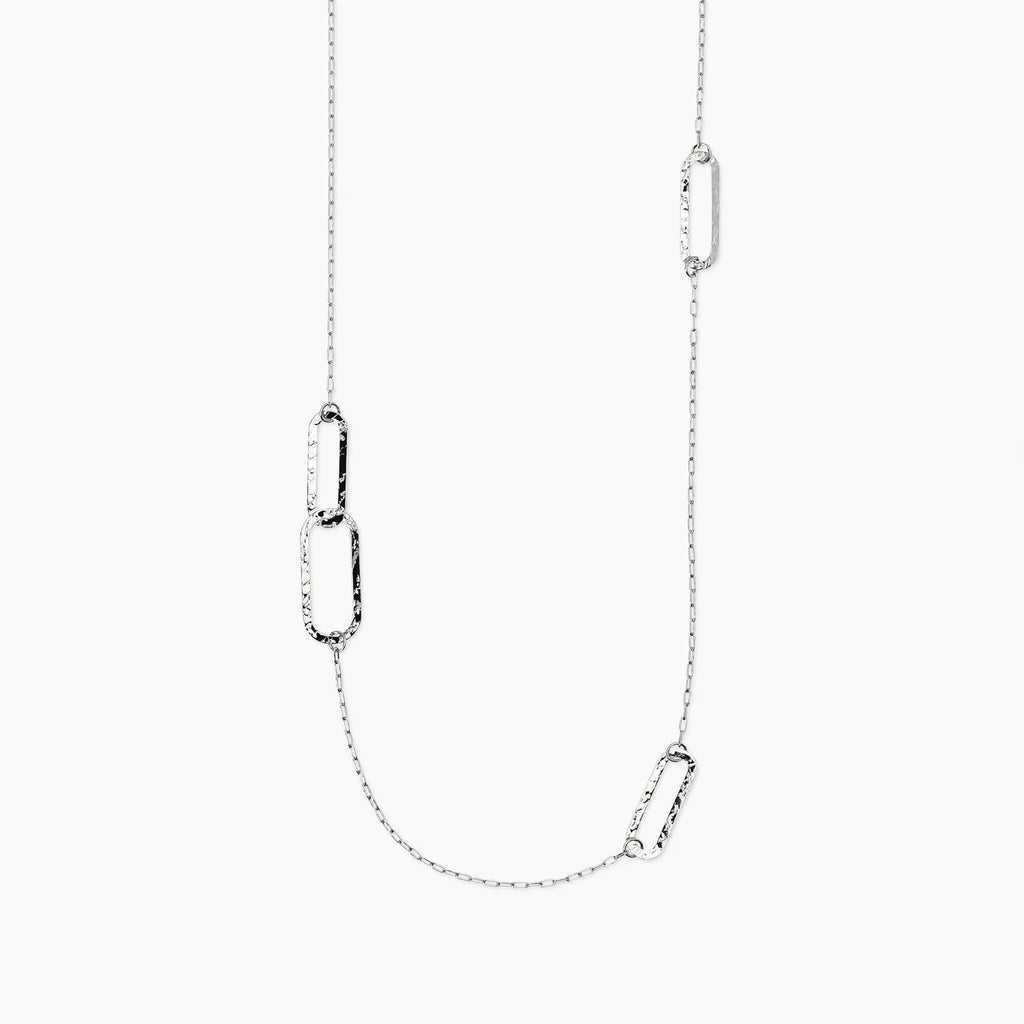 Collana Kidult donna Style Maglie allungate martellate