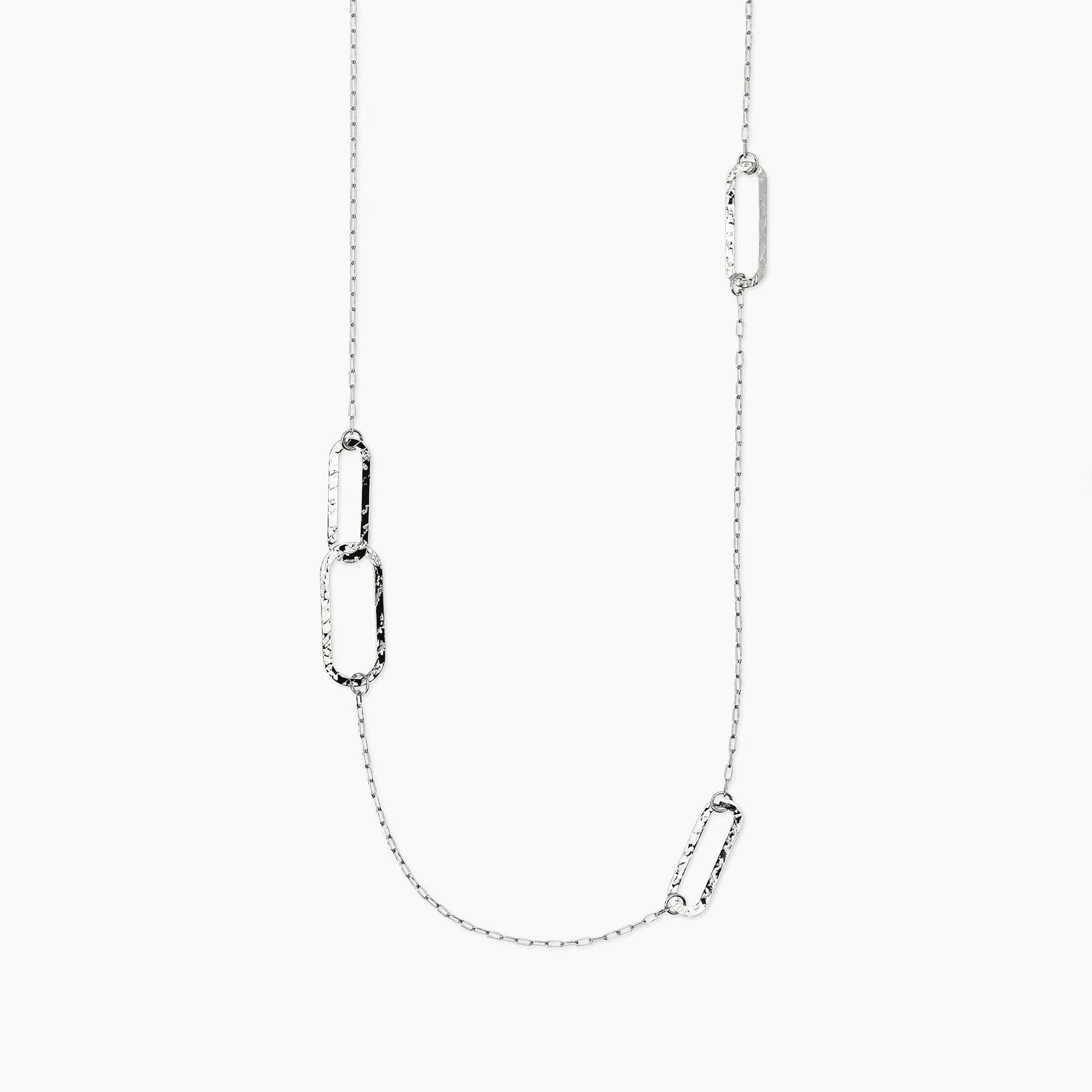 Collana Kidult donna Style Maglie allungate martellate