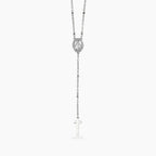 Collana Kidult donna con Madonnina e pendente croce