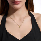 Collana Kidult donna dorata con Madonnina e pendente croce