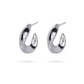 Orecchini Anartxy donna hoops intreccio