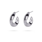 Orecchini Anartxy donna hoops intreccio
