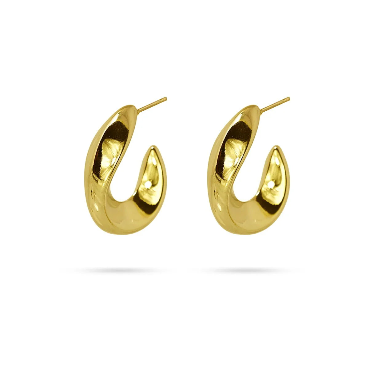 Orecchini Anartxy donna hoops intreccio
