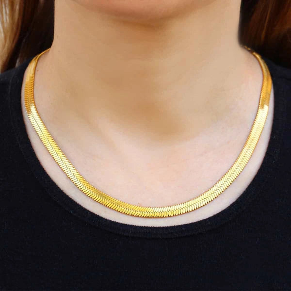 Collana Anartxy donna Snake piatta