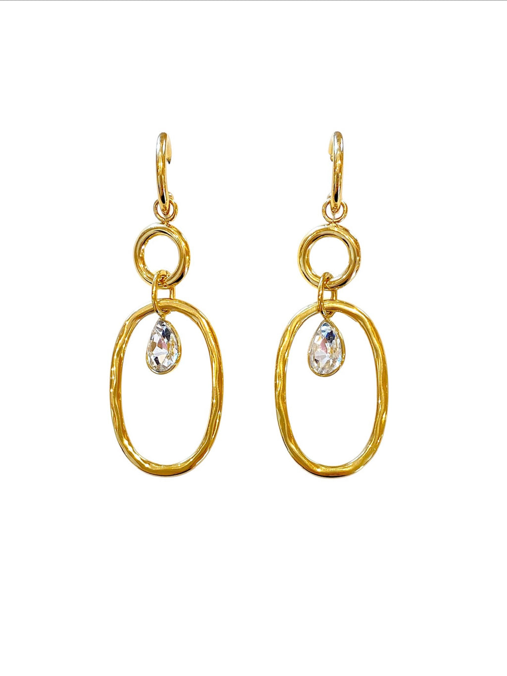 Orecchini donna Anartxy ZIRCONIA cerchi pendenti