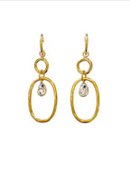 Orecchini donna Anartxy ZIRCONIA cerchi pendenti