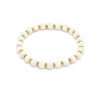 Bracciale elastico Vestopazzo Sfere in madreperla