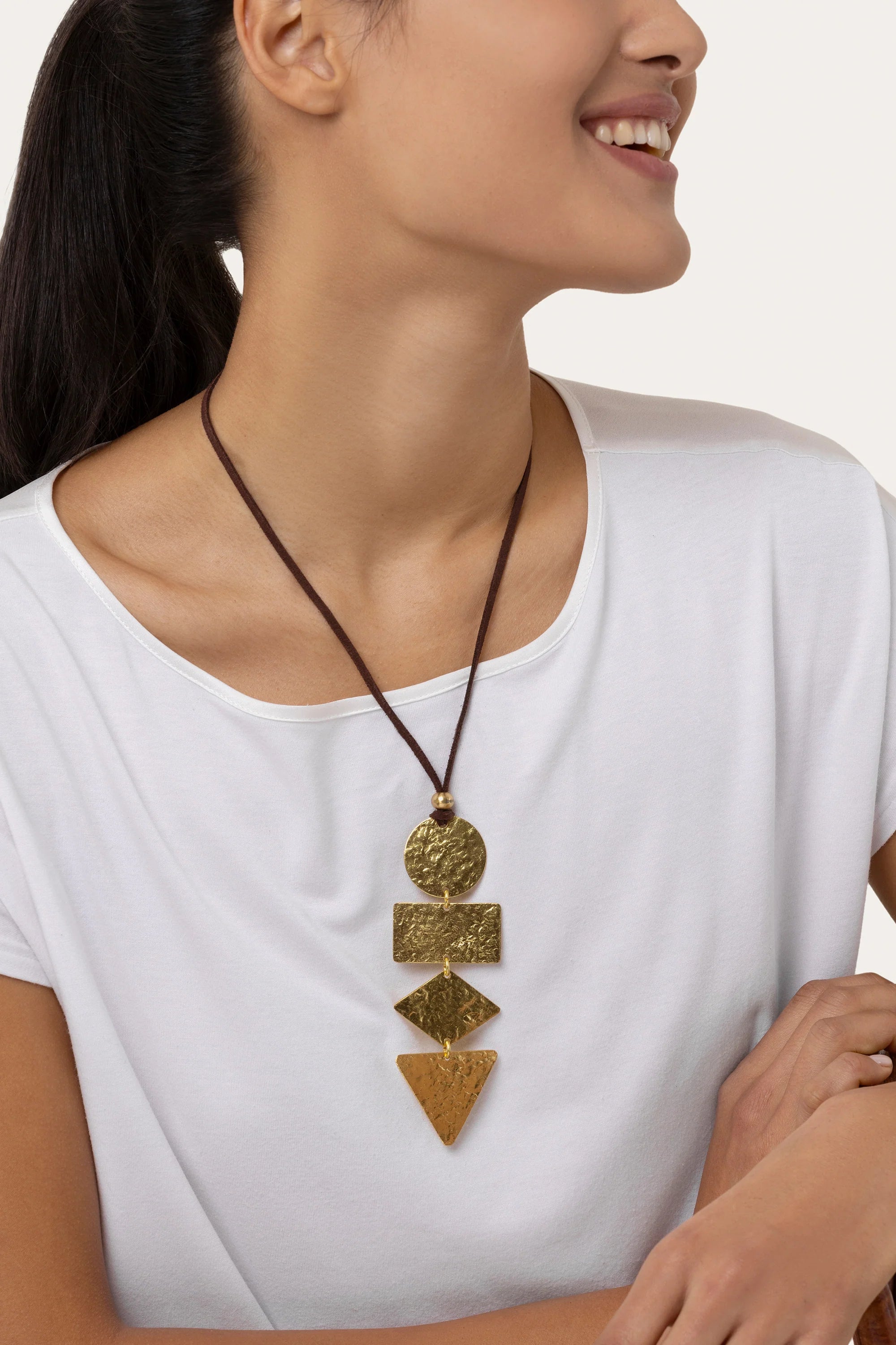 Collana Vestopazzo donna PLACCHE IRREGOLARI