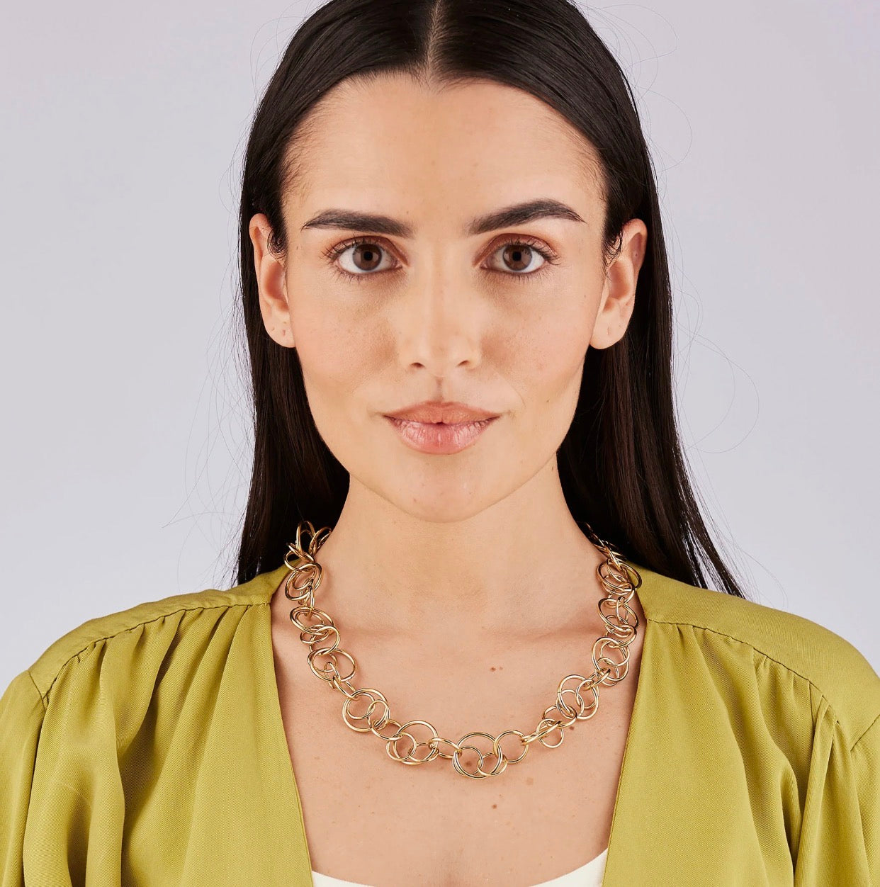 Collana donna Brosway AURA cerchi gold
