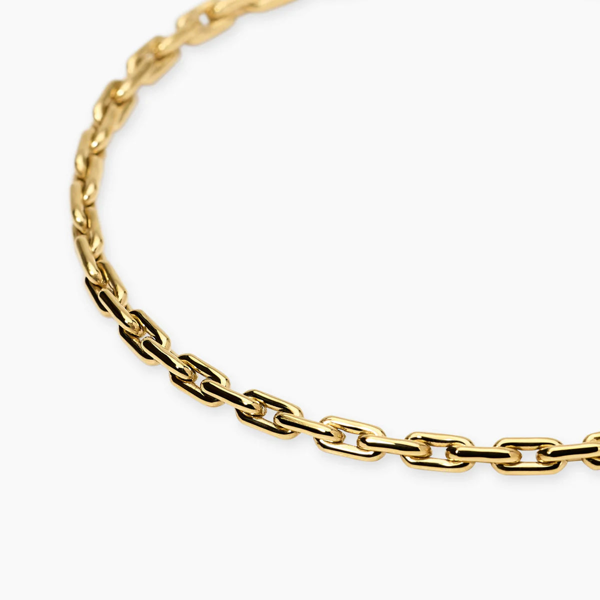 Bracciale Kidult uomo in acciaio dorato con maglie allungate