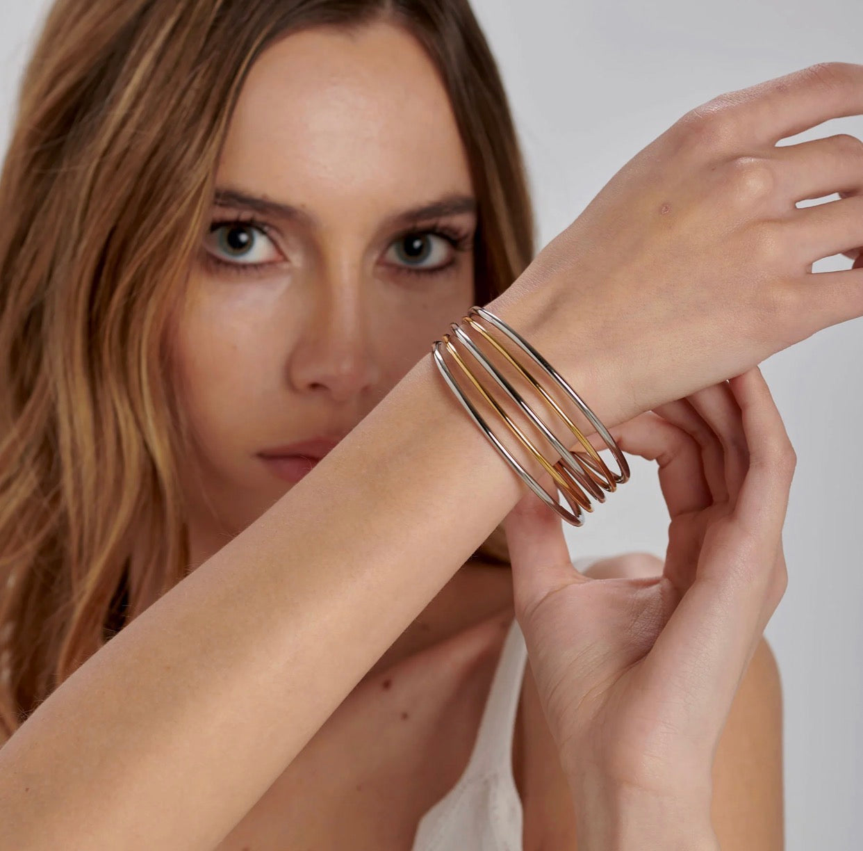 Bracciale donna Brosway AURA rigido bicolor