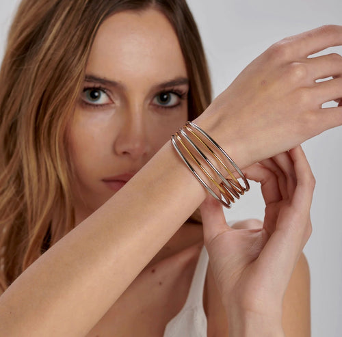 Bracciale donna Brosway AURA rigido bicolor