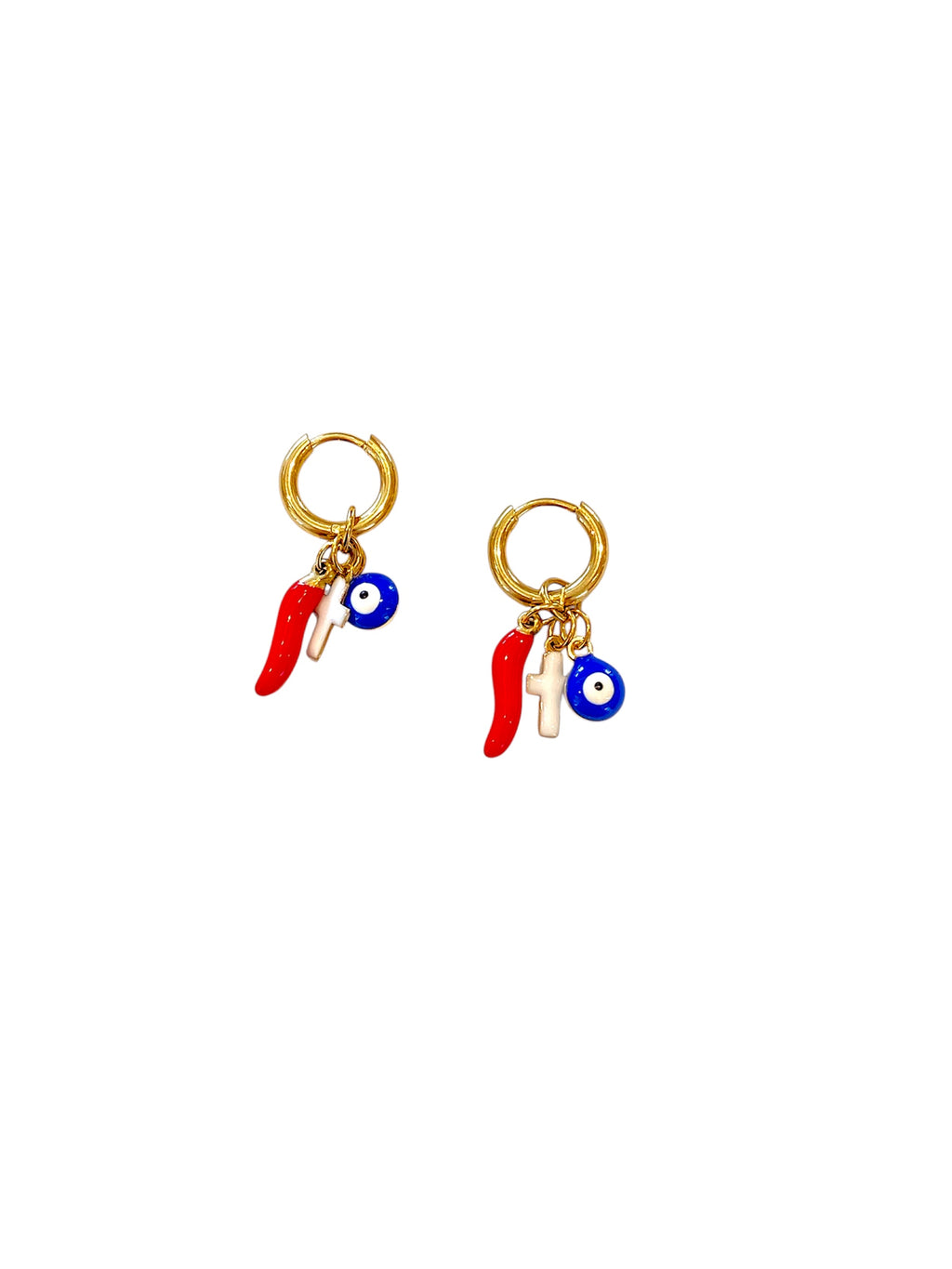 Orecchini donna Anartxy  cerchietto con pendenti