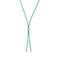 Collana Marlù cordino a laccio verde
