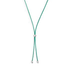 Collana Marlù cordino a laccio verde